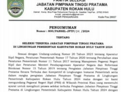 Bupati Rohul Seleksi 12 JPTP, Bawaslu Harus Awasi dan Pastikan Ada Izin Mendagri