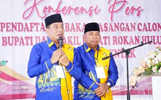 Paslon Berseri, Paslon Bupati Rohul Yang Dibeckingi Langit